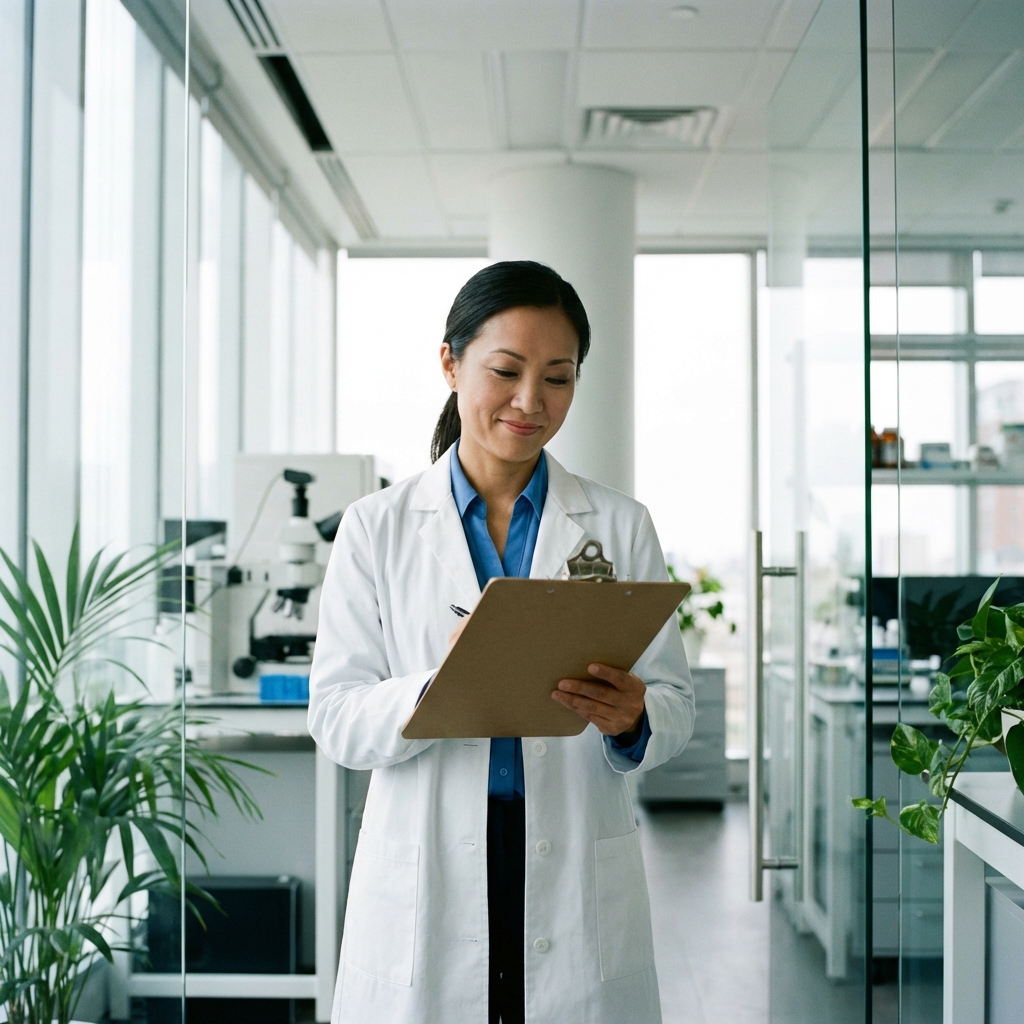 AGF Scientist ensuring medical nutrition quality